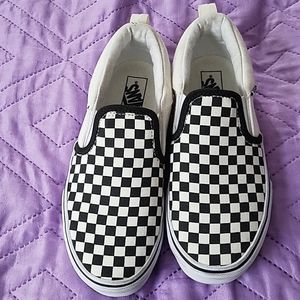 Checked boys vans